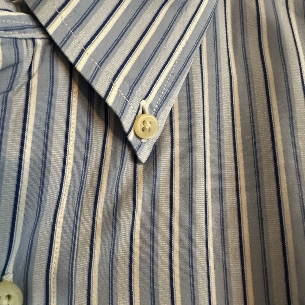 Men's Ralph Lauren - Polo Blue Striped Shirt - Picture 3 of 4